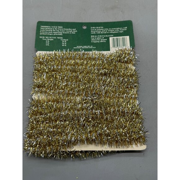 Just Right Mini Trim Tinsel Garland For Trees Under 4 Feet By VELVETOUCH - Picture 5 of 7
